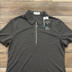 Callaway Women’s Charcoal Golf Polo Shirt NWT